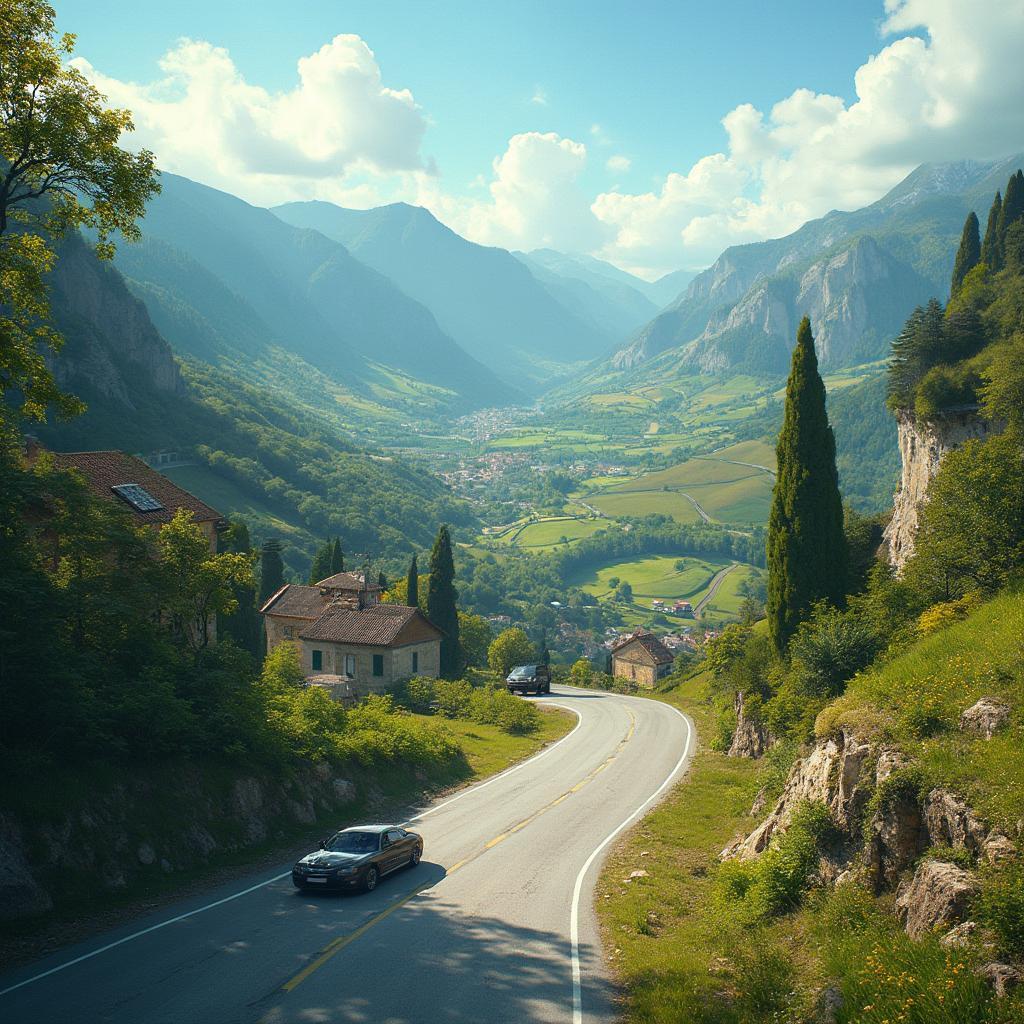 Scenic European Road Trip