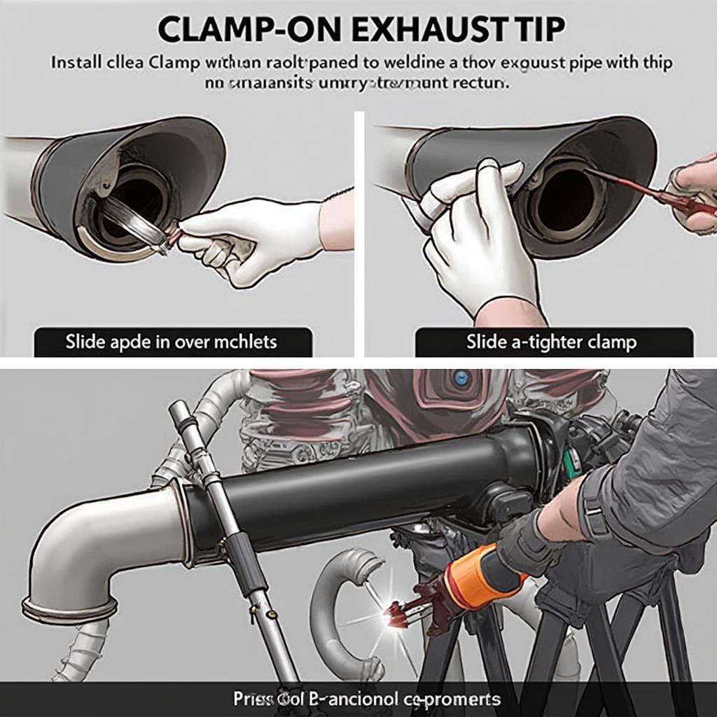 Exhaust Tip Installation Process