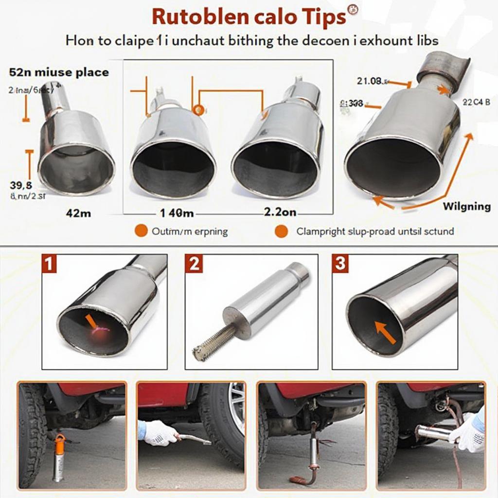 Exhaust Tip Installation Process: Clamping and Welding