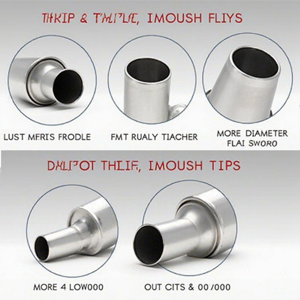 Exhaust Tip Size Comparison