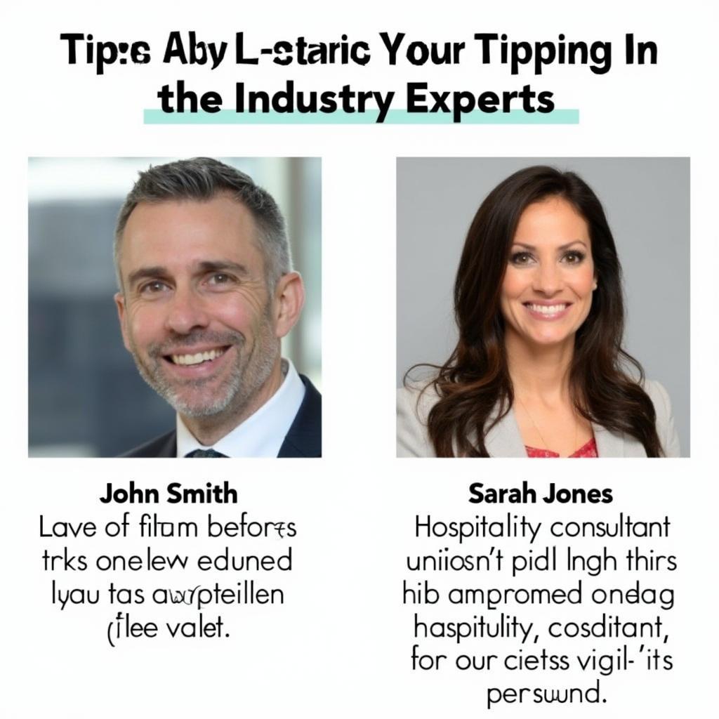 Expert Advice on Tipping Valets