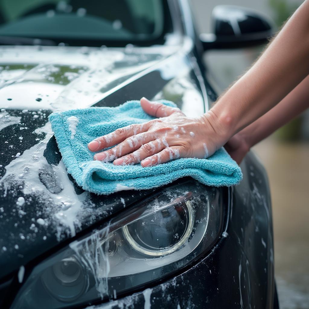 Exterior Car Detailing: Wash and Dry