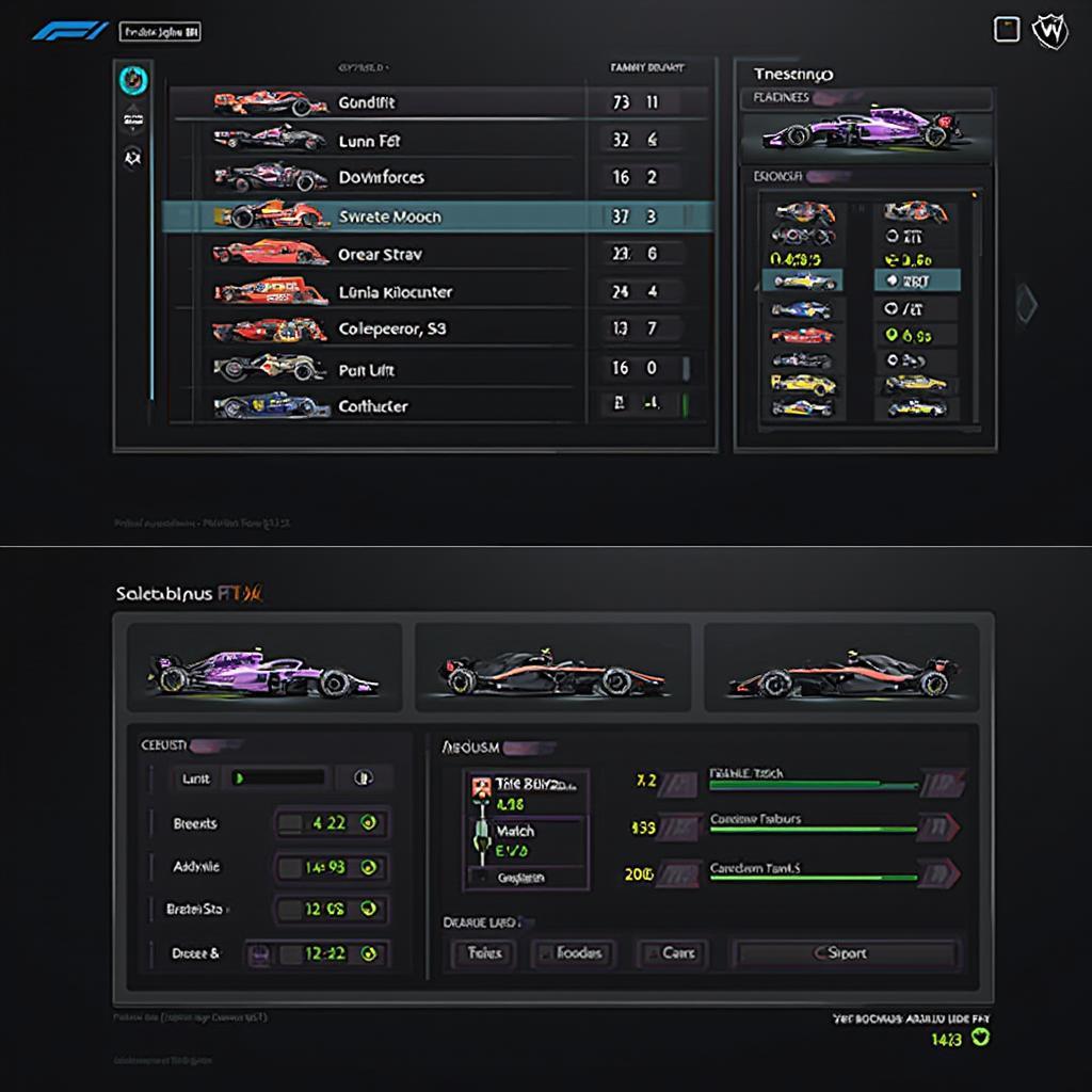 Choosing the right car and setup in F1 22