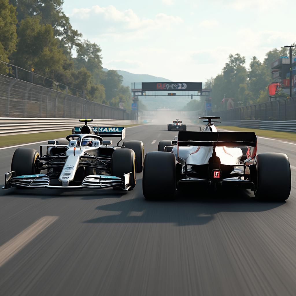 F1 22 Career Mode Overtaking Maneuver