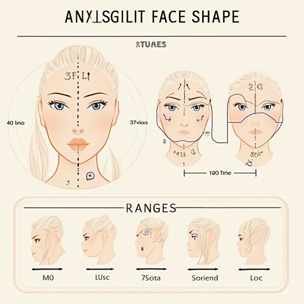 Analyzing your face shape measurements