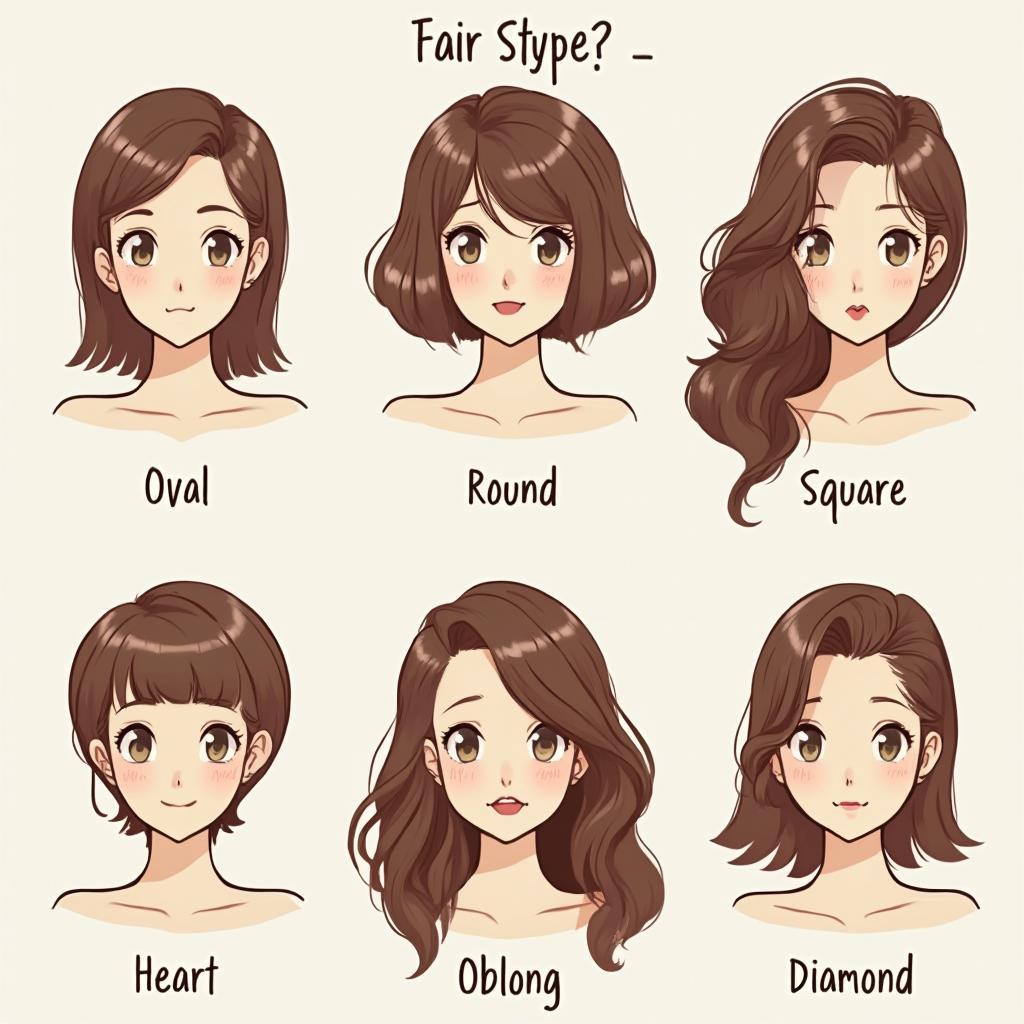 Hairstyles for Different Face Shapes