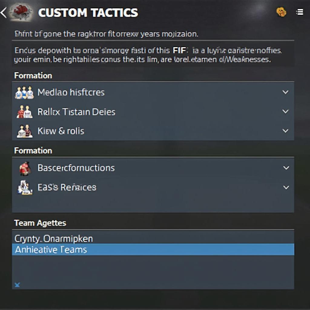 FIFA 16 Career Mode Custom Tactics Explained