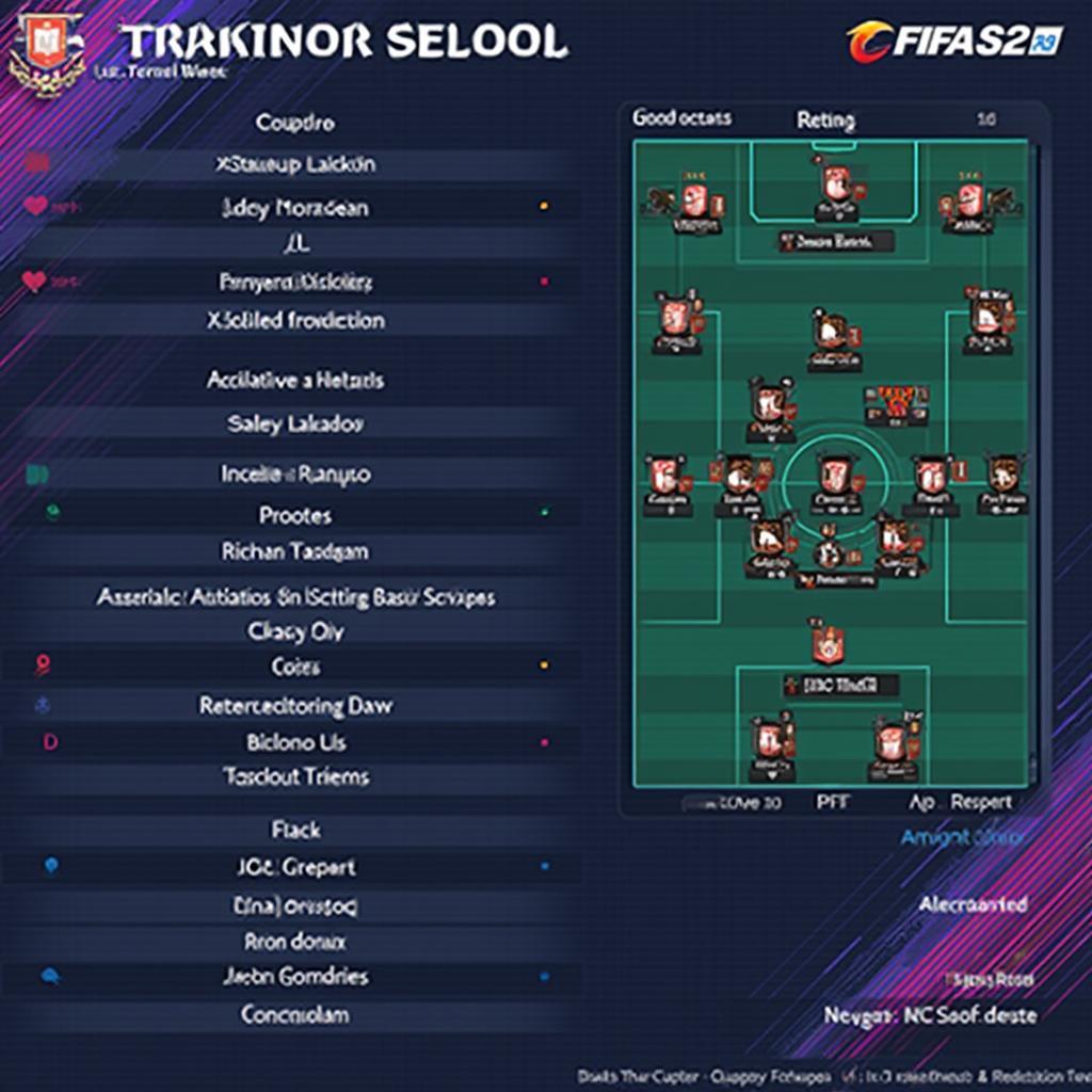 Choosing a Formation in FIFA 23 Career Mode