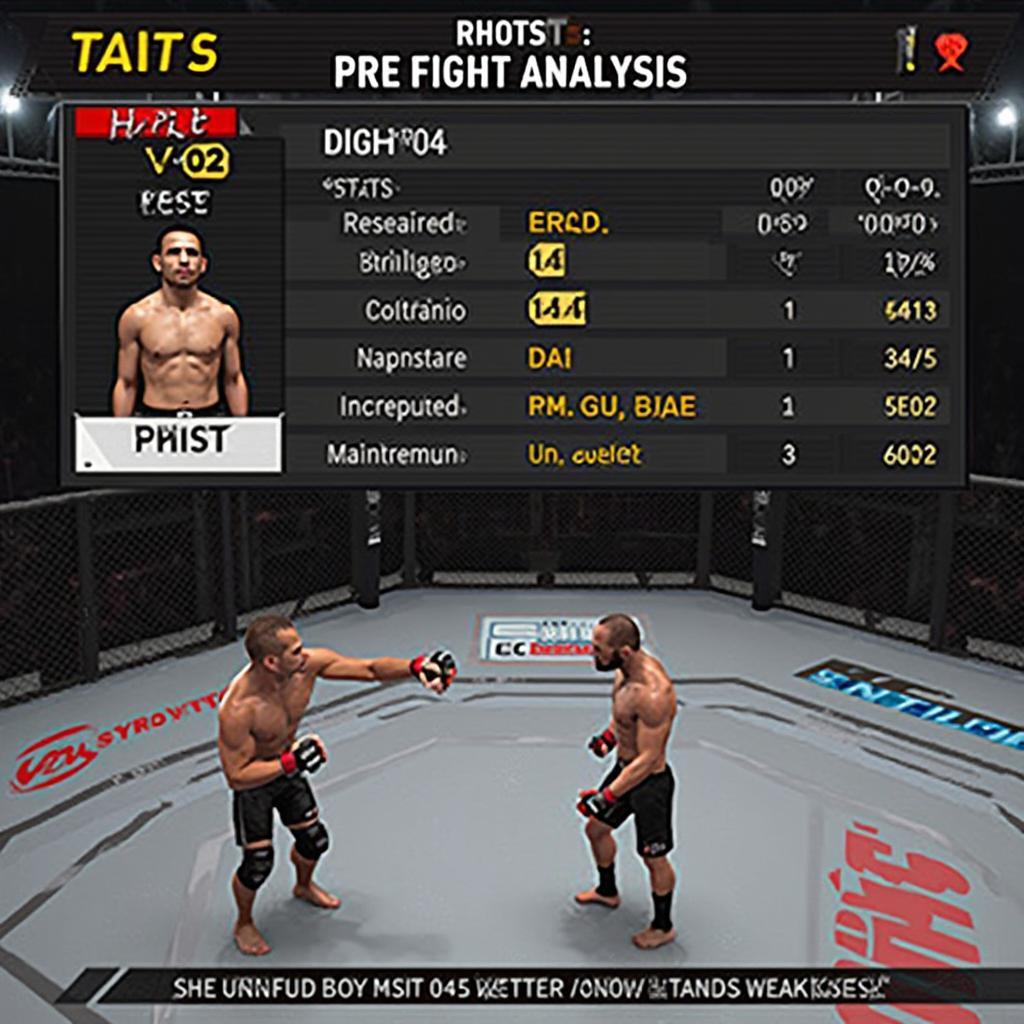 Analyzing Opponent's Fight Strategy in EA UFC