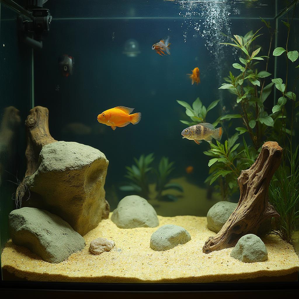 Ideal Firemouth Cichlid Tank Setup