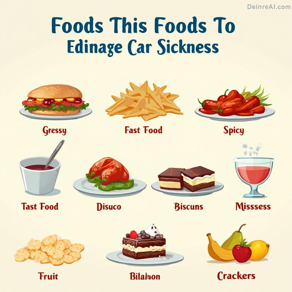 Foods to Avoid for Car Sickness