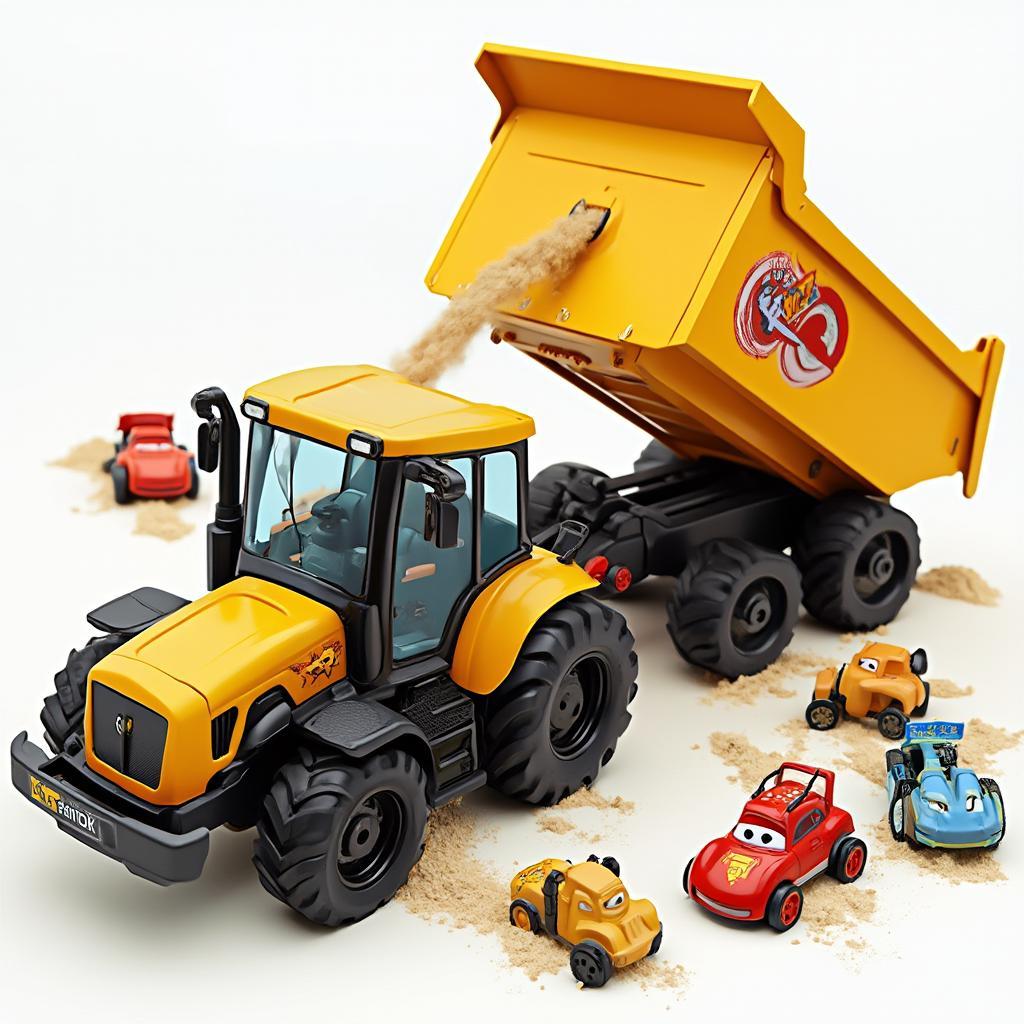 Frank Tipping Cars Playset Features