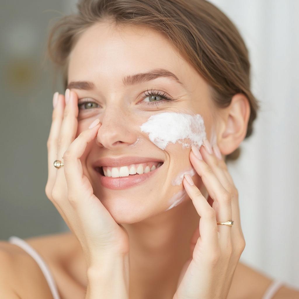 Gentle Facial Cleansing Routine at Home