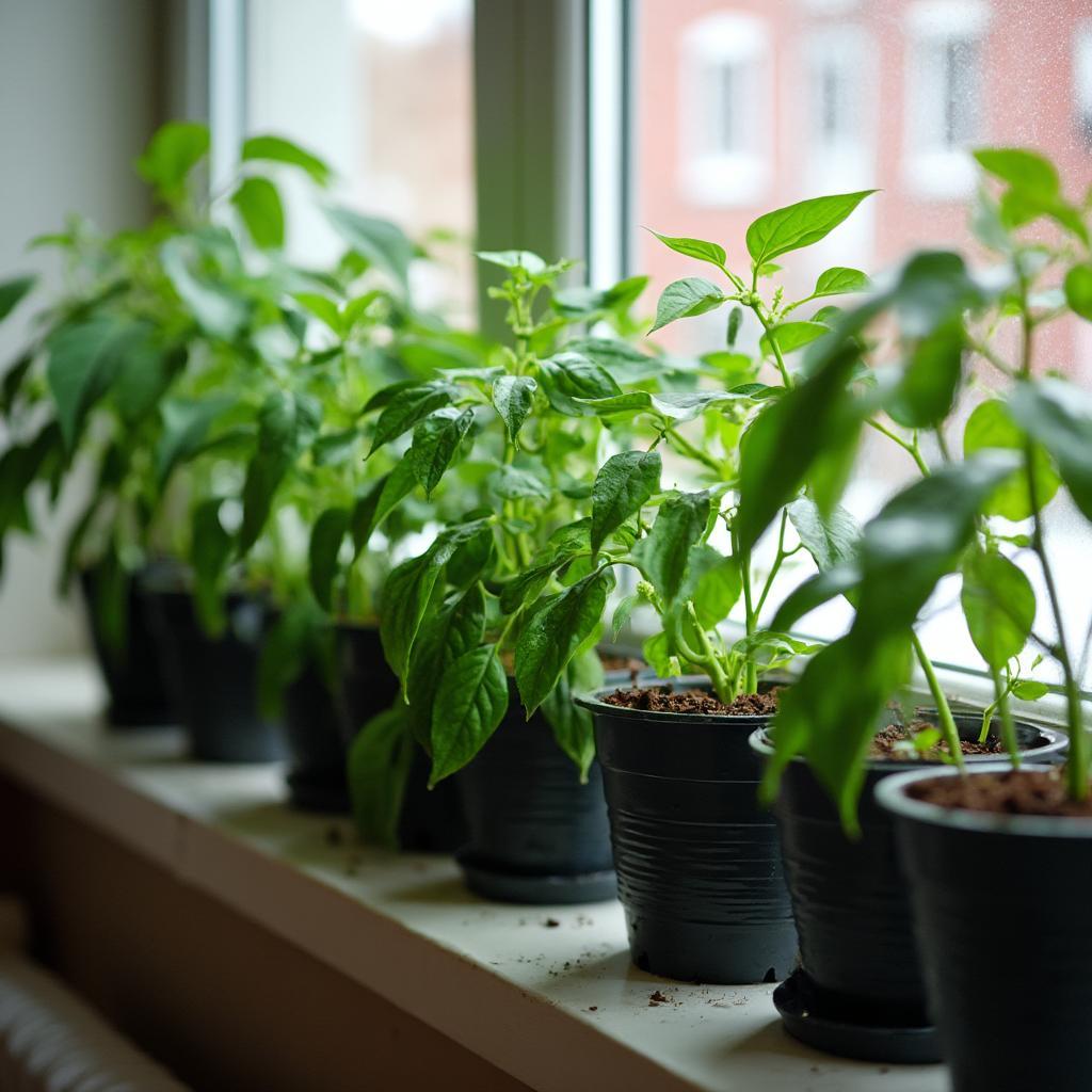 Growing Peppers Indoors During Winter