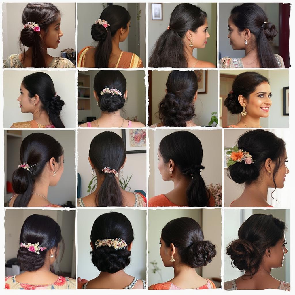 Hairstyles for Malayalam Women