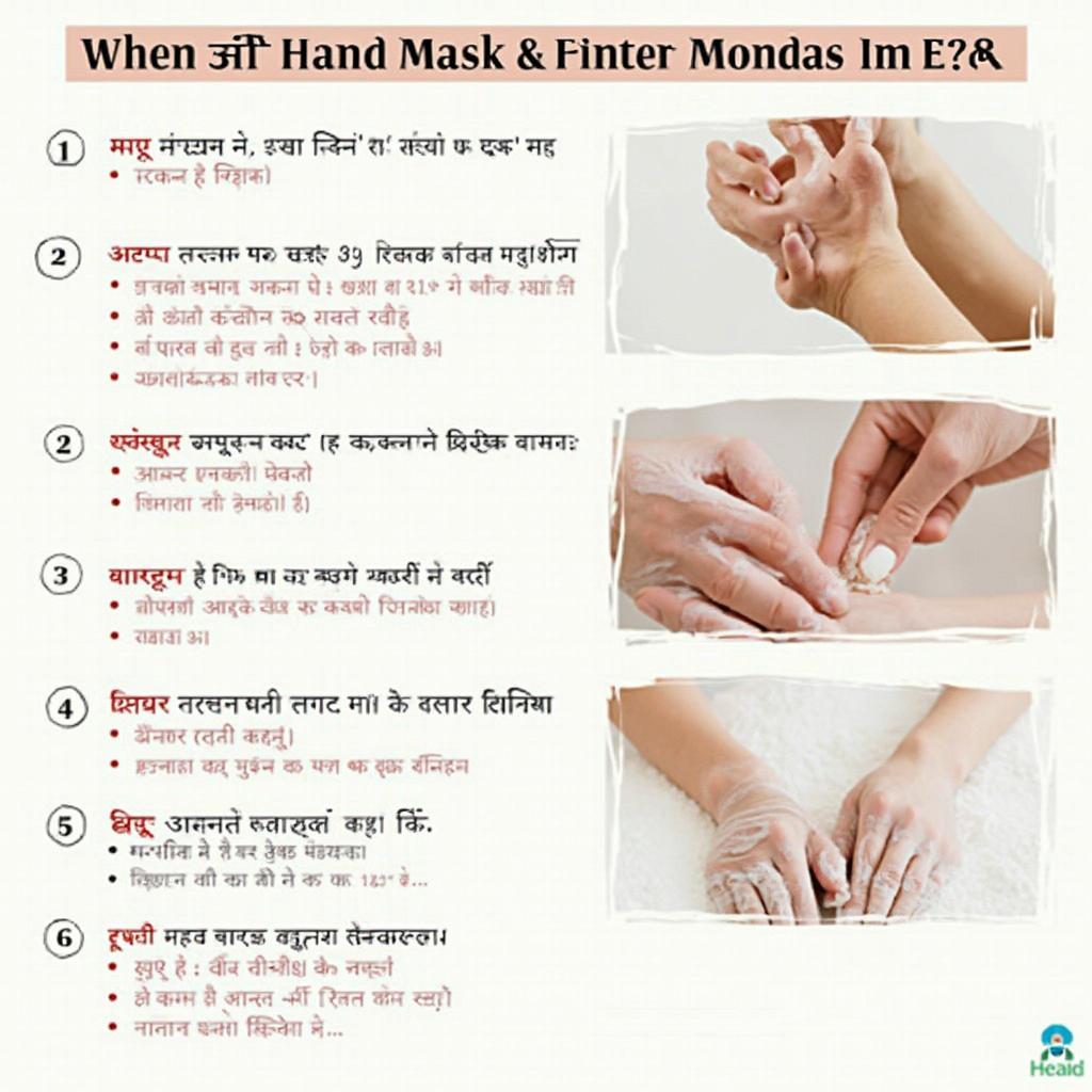 Hand Mask Application in Marathi