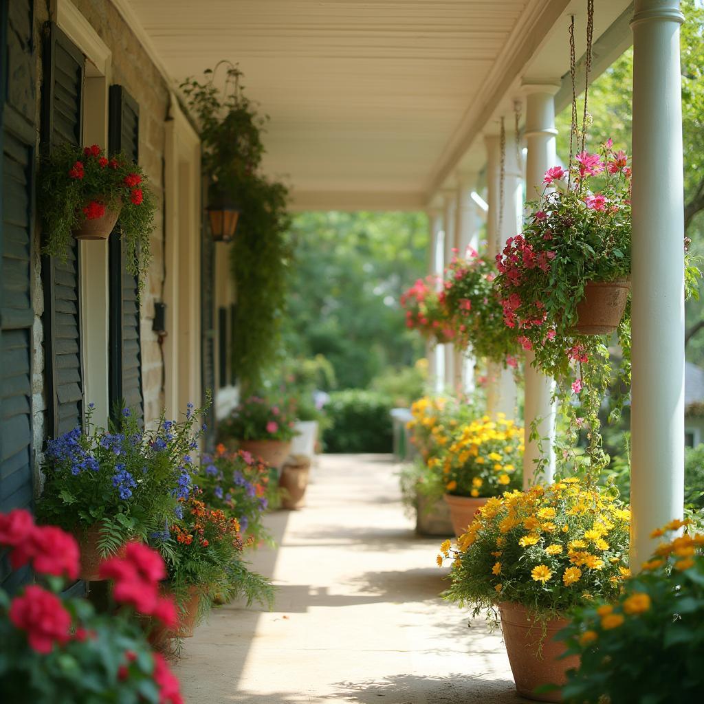 Hanging Basket in Ideal Sunlight