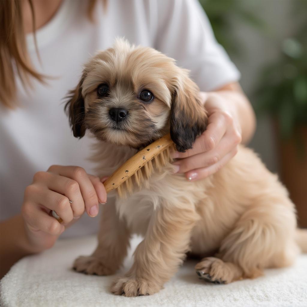 Grooming a Havanese Puppy