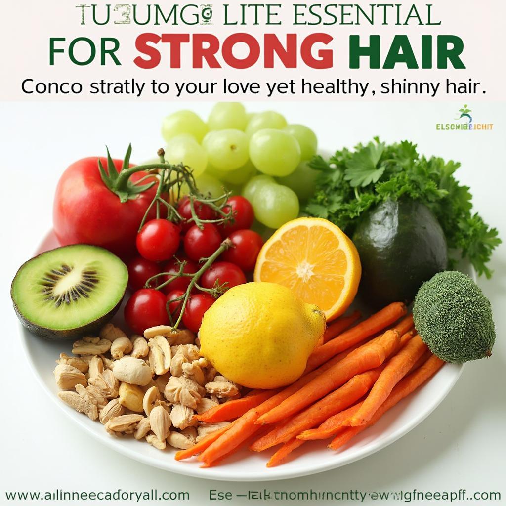 Healthy Diet for Strong and Shiny Hair