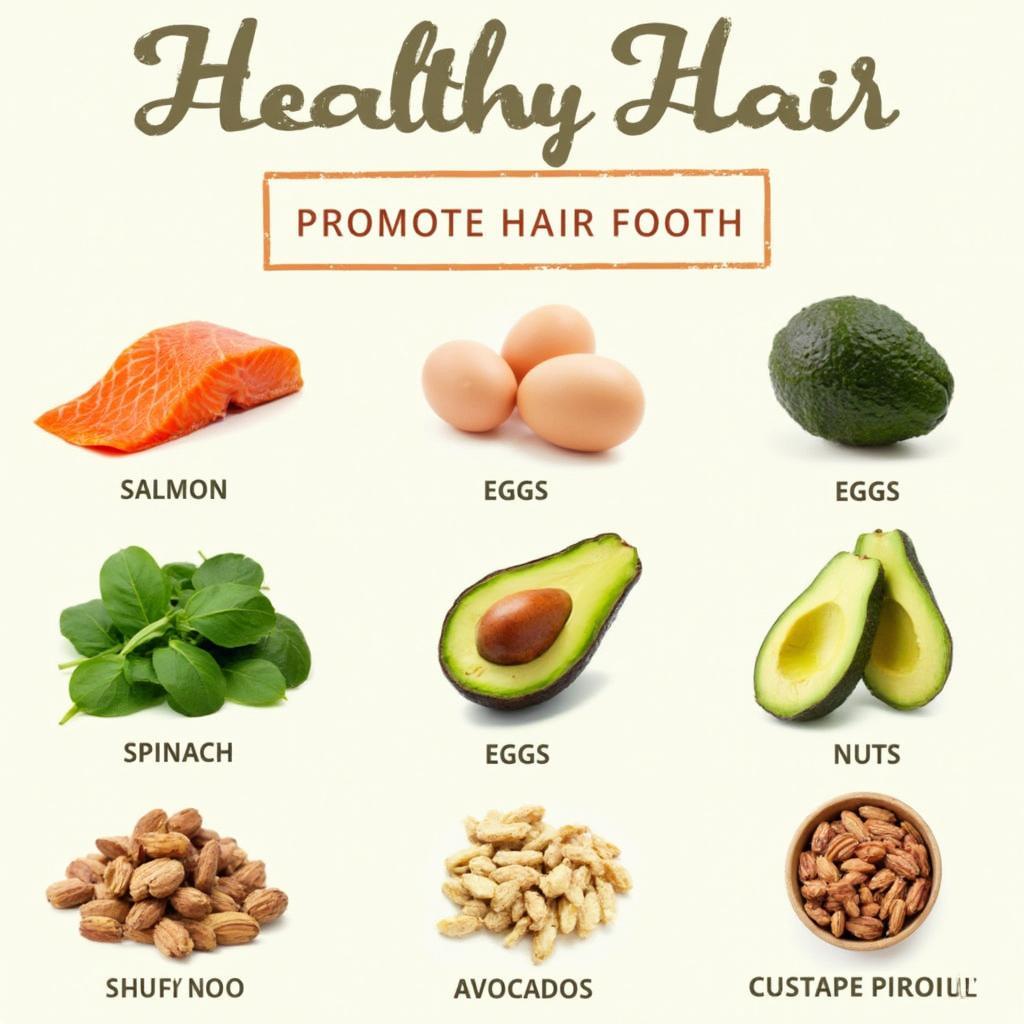 Healthy foods that promote hair growth