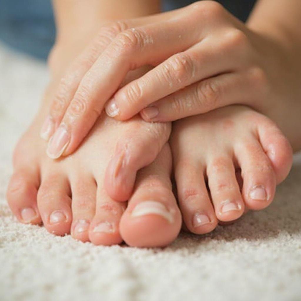 Healthy Hands and Feet Close-up