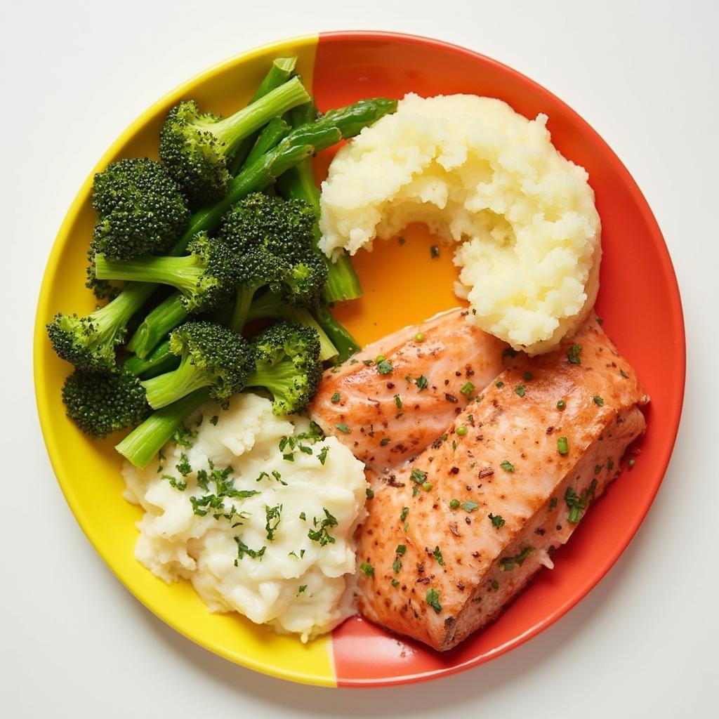 Healthy meal for Alzheimer's patient