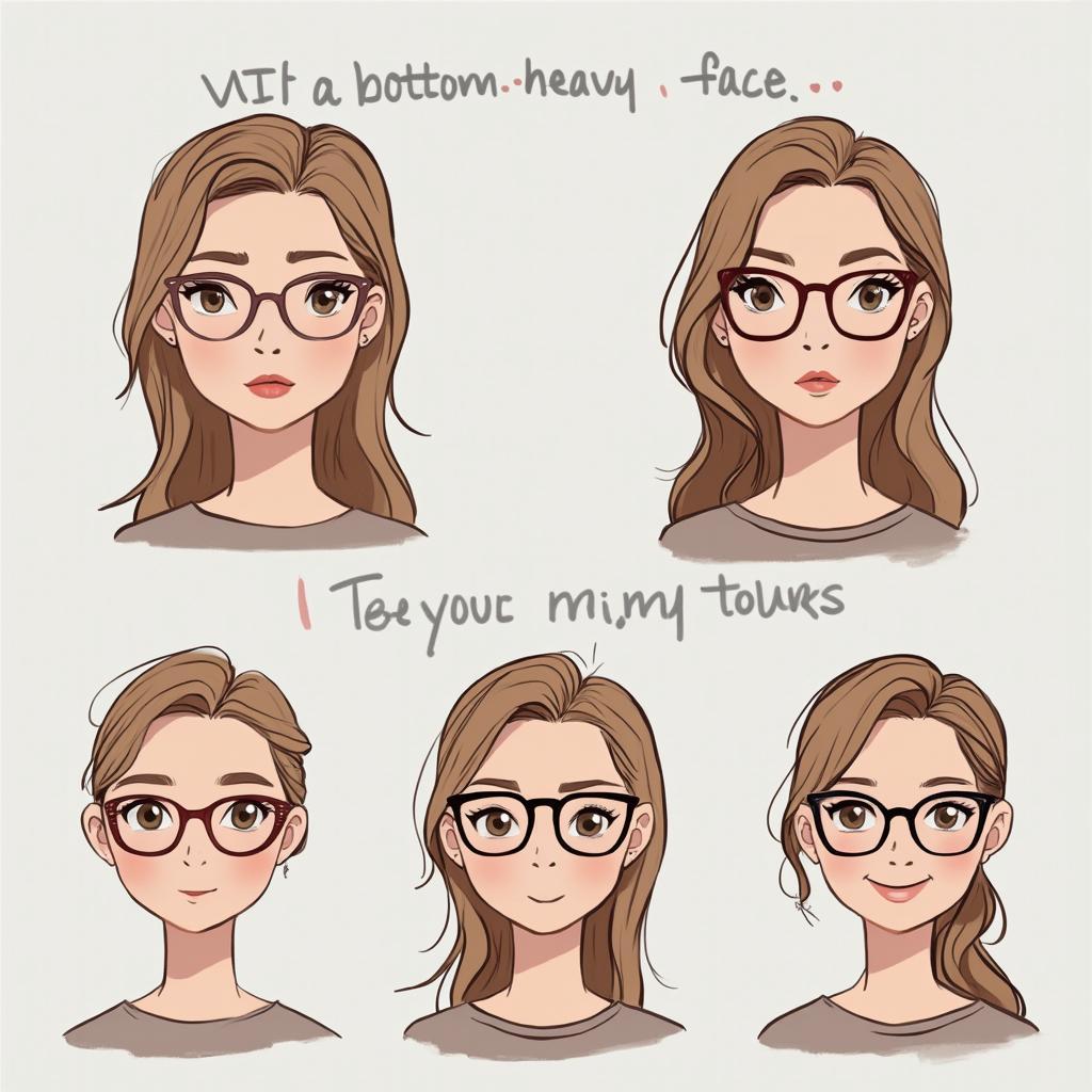 Ideal Frames for Heart-Shaped Faces