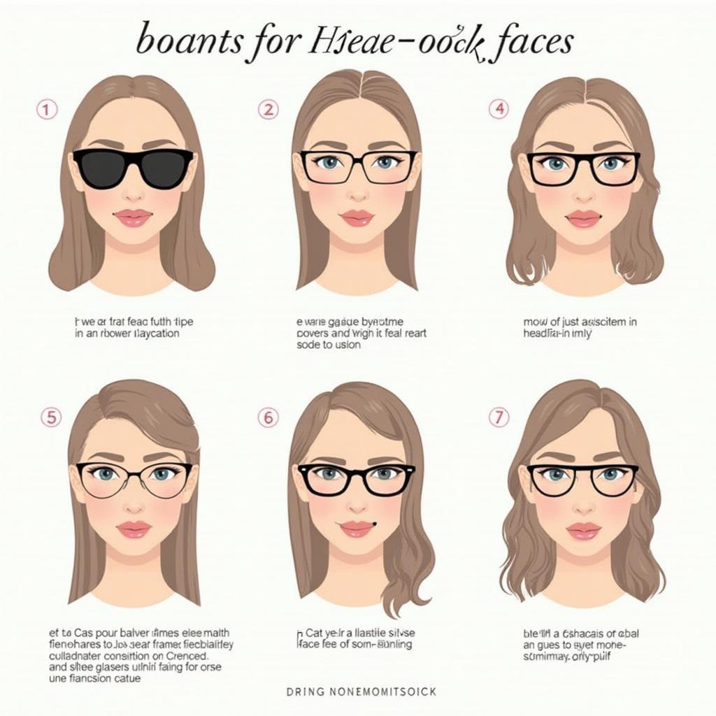 Ideal Eyewear for Heart-Shaped Faces