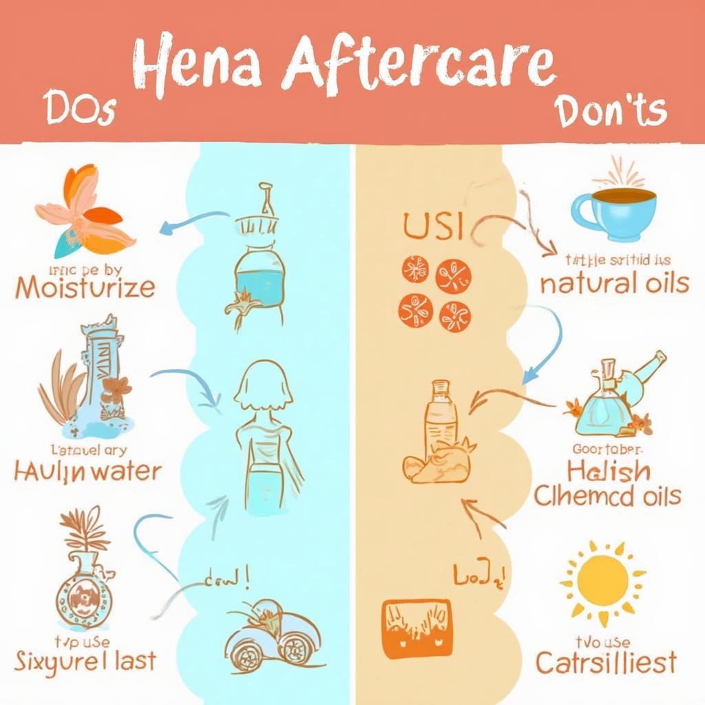 Henna Tattoo Aftercare: Dos and Don'ts