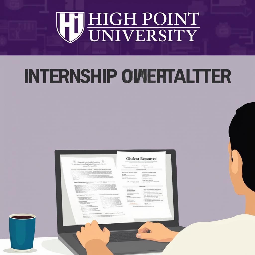 High Point University Career Internship Application Process