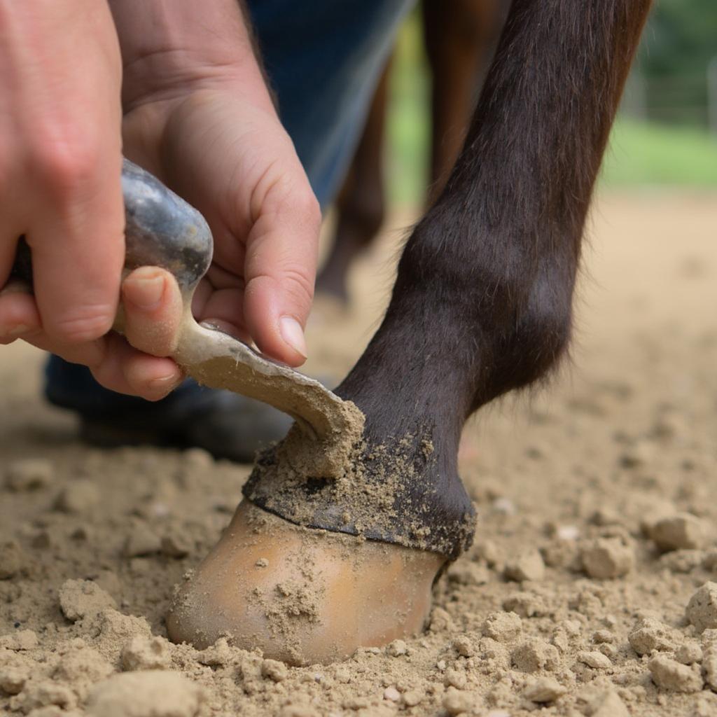 Horse Hoof Care and Cleaning