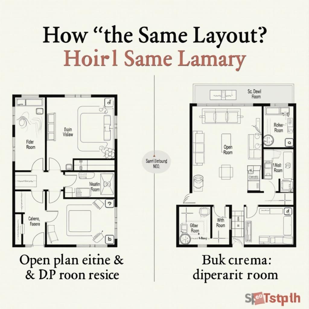 Comparing House Layouts