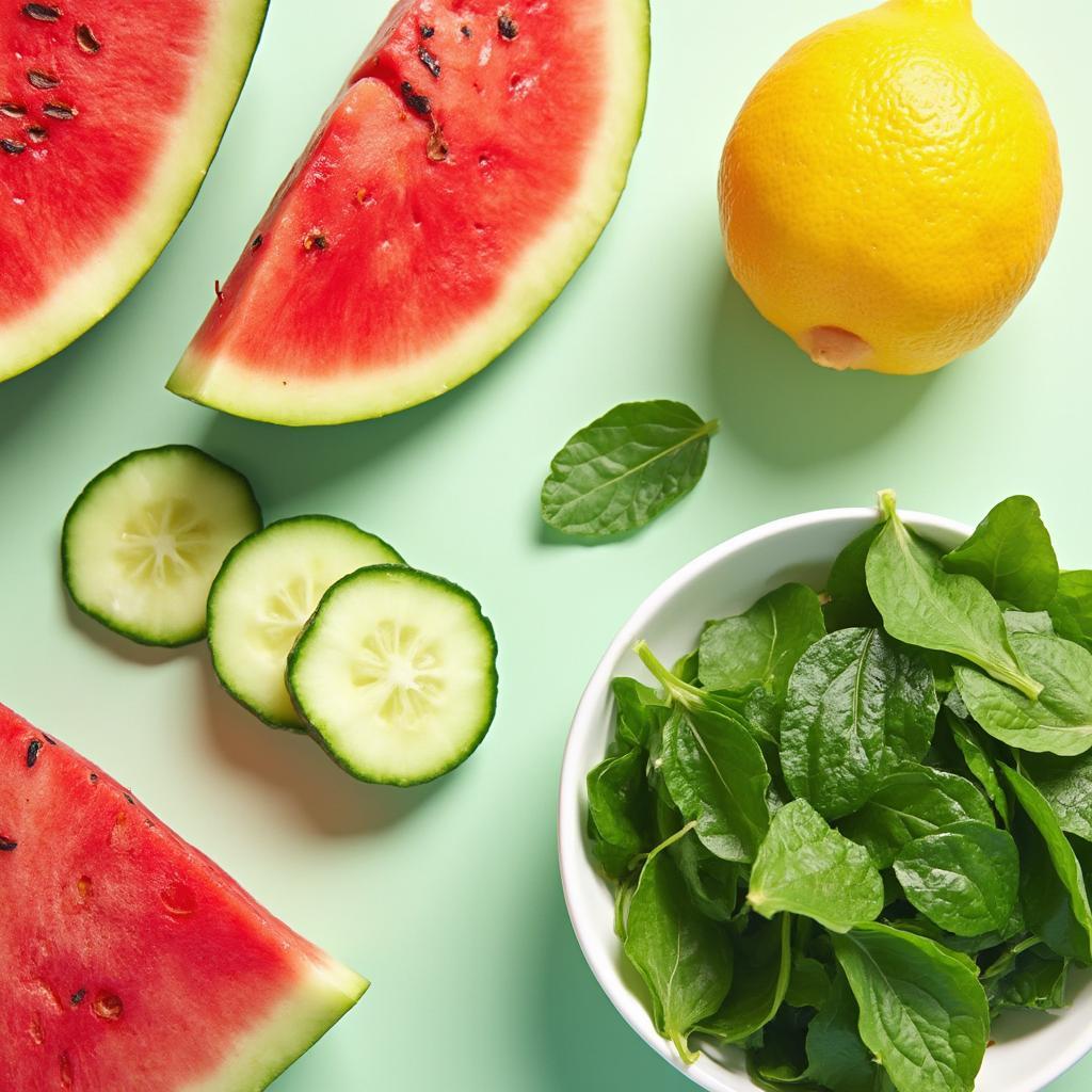 Hydrating Summer Fruits and Vegetables