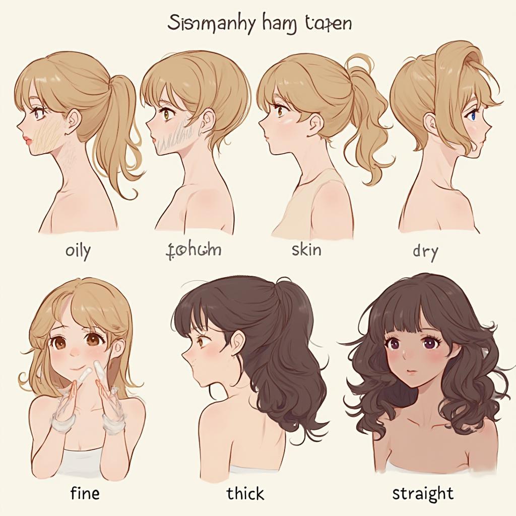 Identifying Different Hair and Skin Types