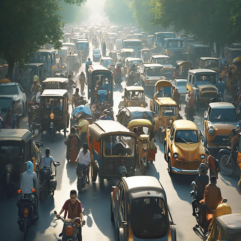 Navigating Indian Traffic