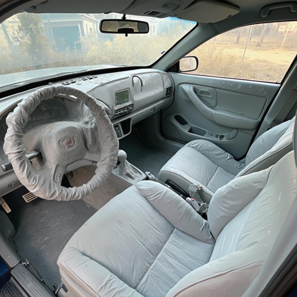 Car Interior Preparation before Painting