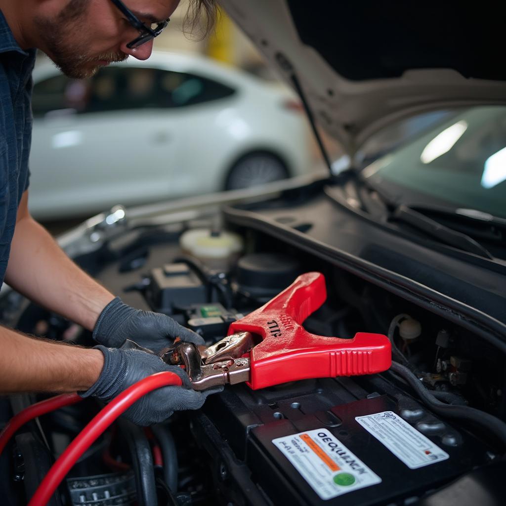 Safely Jumpstarting a Car with Jumper Cables