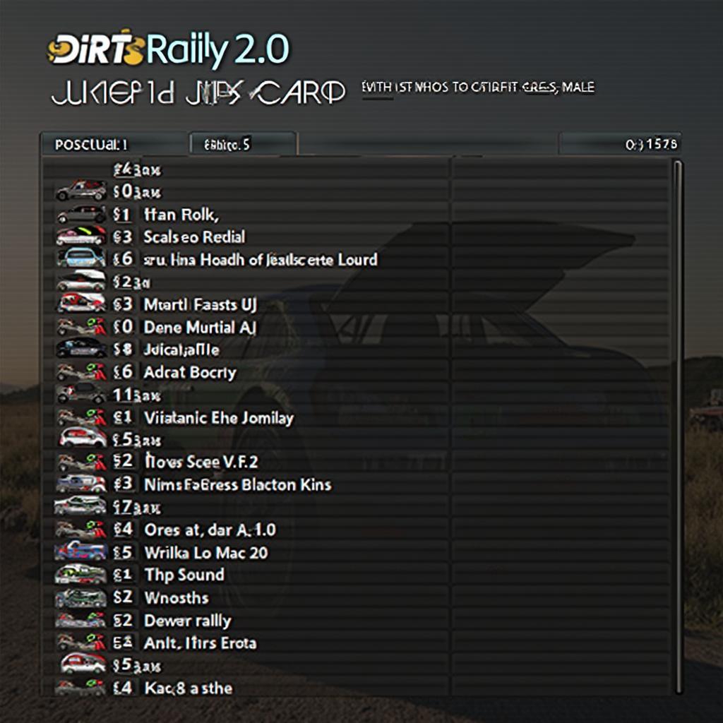 Starting your Dirt Rally 2.0 career in the Junior WRC Championship