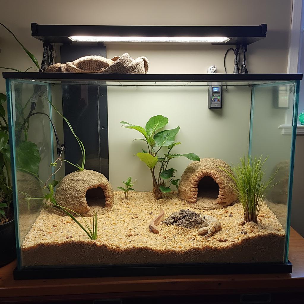 Kenyan Sand Boa Enclosure Setup