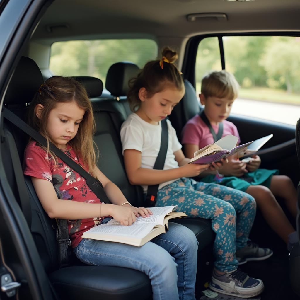 Entertaining Children During a Car Trip