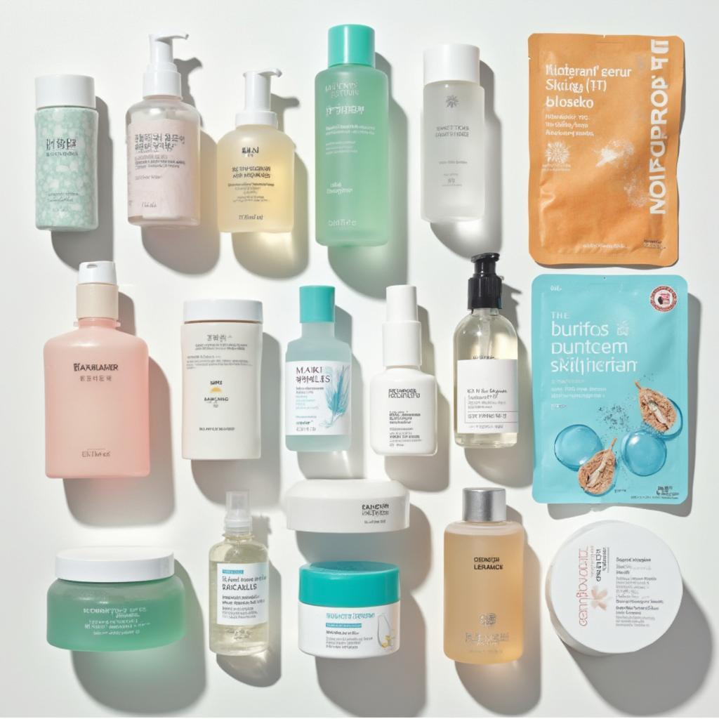 Korean Skin Care Products Example