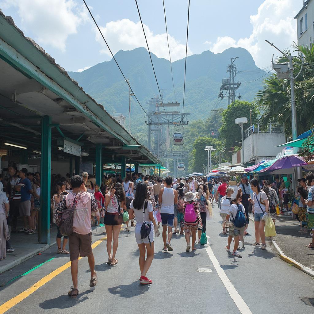 Efficient Queue Management at the Langkawi Cable Car Base Station