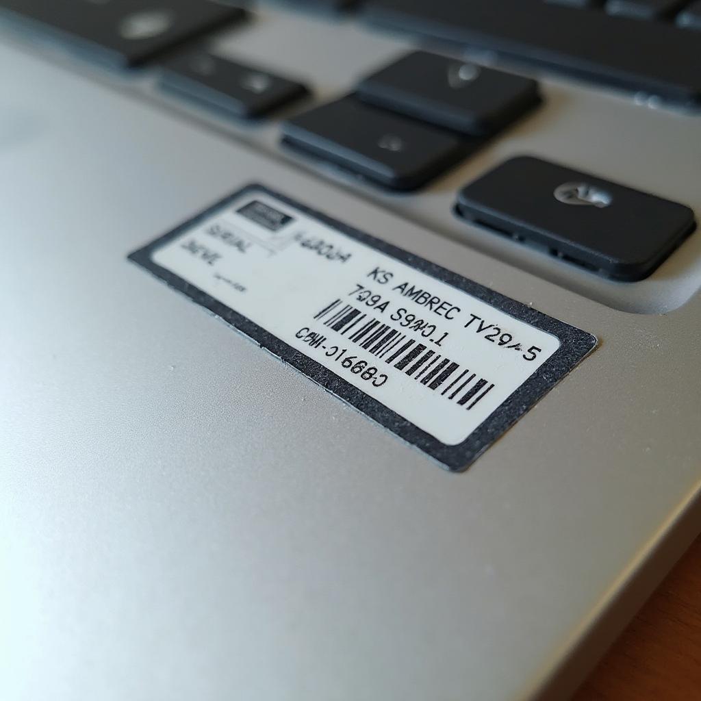 Finding Model Number on Laptop Sticker