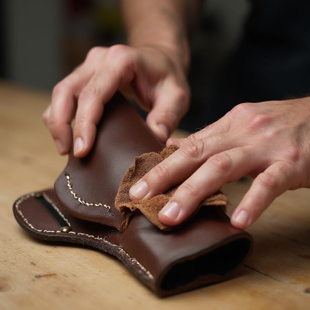 Cleaning a Leather Holster