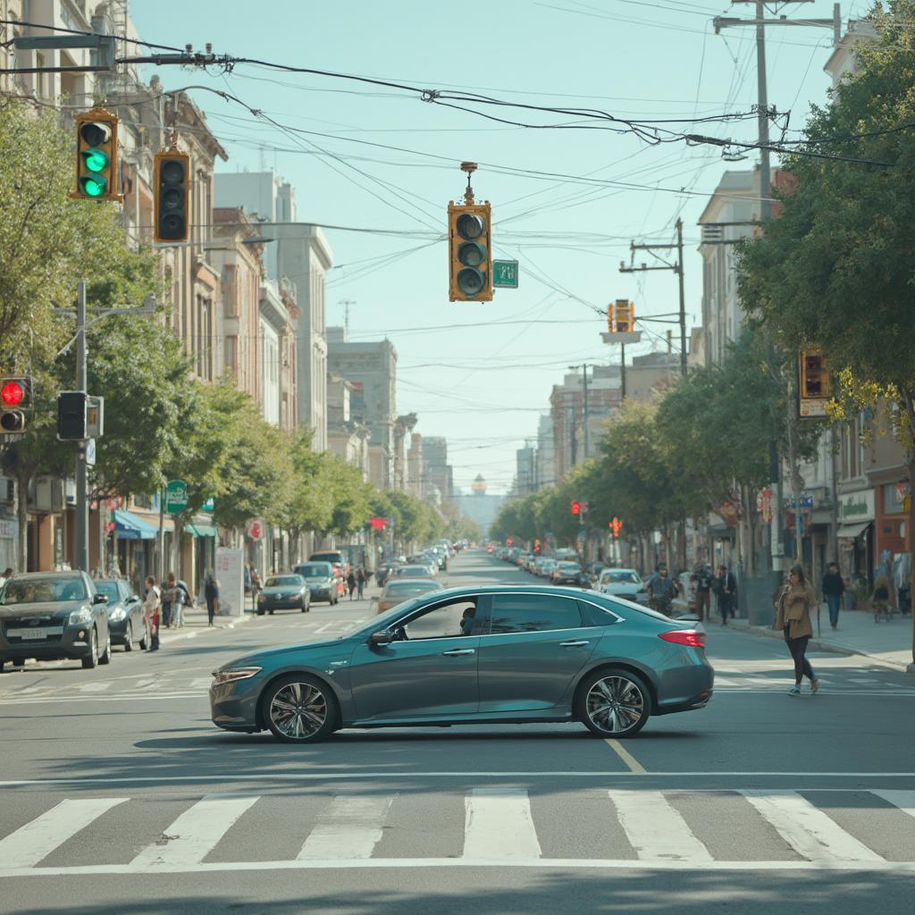 Safe Left Turn at Intersection