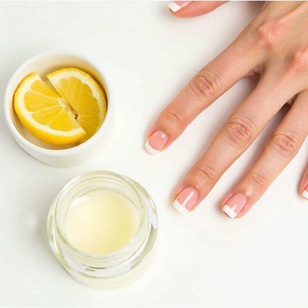 Lemon and Coconut Oil for Nail Care