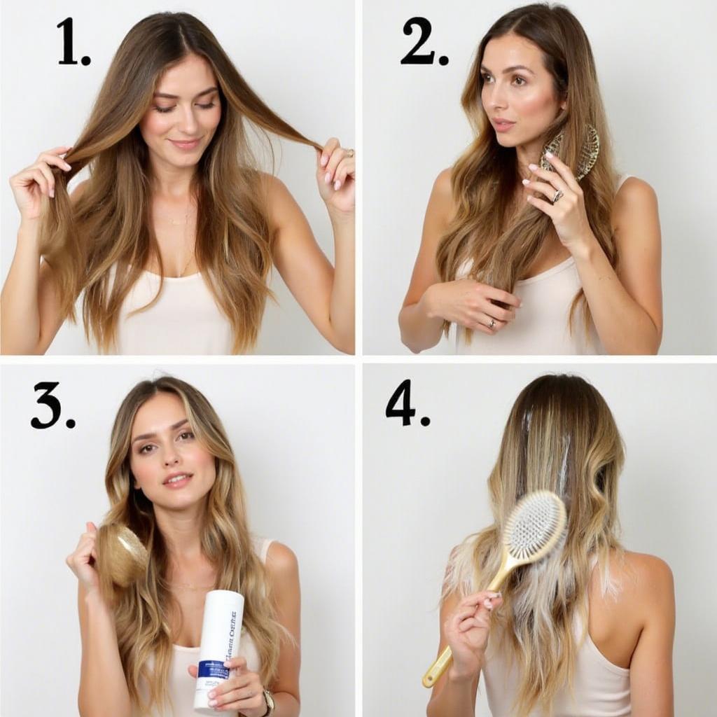 Long Hair Care Routine: Brushing, Washing, and Conditioning.