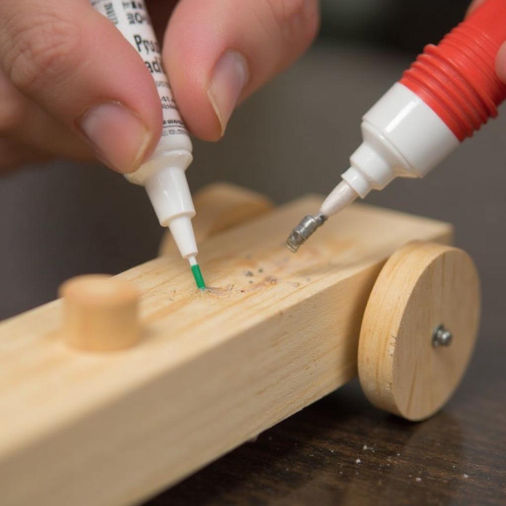 Lubricating Pinewood Derby Car Axles