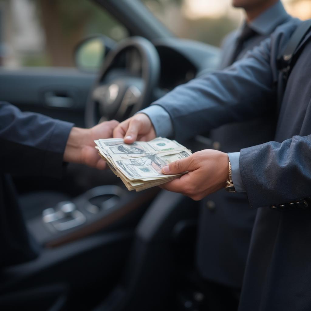 Tipping for Luxury Car Delivery