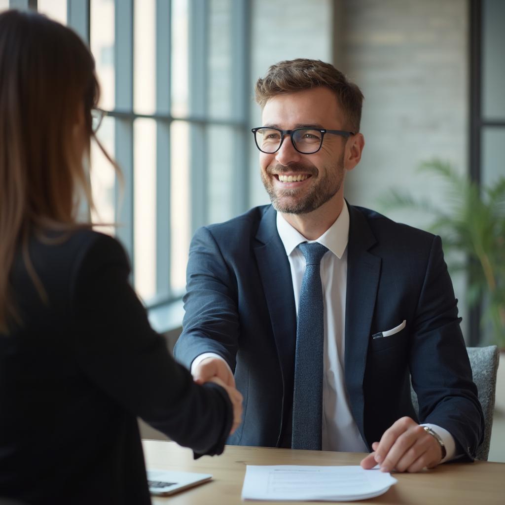 Making a Strong First Impression in a Car Sales Interview